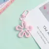 Novo Chaveiro de Flor Colorido Vazado Transparente Pingente de Joia DIY Versátil Criativo Charme para Bolsa Feminina