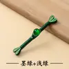 Botones planos hechos a mano con forma de cola de golondrina, estilo chino tradicional Hanfu, ropa de las dinastías Ming y Song, botones decorativos retro