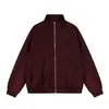 Chaqueta Minimalista de Alta Gama Desestructurada con Cuello Alto para Hombre y Mujer, Nuevo Estilo Retro Americano, Estilo Urbano Genial, Ropa de Abrigo Holgada y Versátil