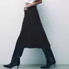 Otoño 2026 Nueva Moda Tacón de Ojo de Gato Botas de Caballero Estilo Británico Punta Puntiaguda Botas Largas Hasta la Rodilla Talla Grande Caña Alta Botas para Mujer