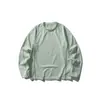 Yidao Vintage 2026 Otoño Nuevo Estilo Montaña Exterior Color Sólido Bloque de Color Línea Corte Holgado Camiseta de Manga Larga para Senderismo y Deportes