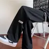 Pantalones Casuales Rectos de Moda para Hombre Otoño/Invierno 2025, Pantalones Deportivos de Corte Holgado, Pantalones de Pierna Ancha con Patrón de Waffle de Moda
