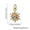 Distrito Lu Joyería Explosiones Transfronterizas Colgante Pequeño Chapado en Cobre Oro de 18k Microincrustado Circonita Simple Atmosférico Sentido Avanzado Cadena para Clavícula
