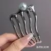 Horquilla China en Forma de U Súper de Hada, Nueva Horquilla Doble de Perlas en Forma de U Estilo Chino, Accesorio para el Cabello Hanfu Estilo Antiguo, Horquilla Simple y de Alta Gama para Mujeres