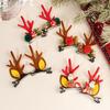 Pinza para el cabello de asta de Navidad Corea del Sur tocado pinza para el cabello de alce sombrero de Navidad anciano clip de pico de pato lindo accesorios para el cabello de niños