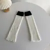 Meias de Tricô Lisas para Outono e Inverno Meias Quentes Estilo Acadêmico Tendência Spice Girls Japonesas Meias Felpudas Amazon