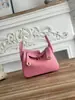 Línea de Cera H TC Capa Superior Piel de Vaca Hecha a Mano Bolso Lindi 19/26 Herrajes de Acero Bolso de Médico de Cuero Bolso de Hombro para Mujer