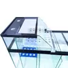 Cajón de Flujo Fondo Filtro Tanque Purificador de Agua Caja de Sedimentación Compartimento Grande para Acuario Caja de Separación Seco-Húmedo Sala de Estar Doble Capa Escritorio Medio
