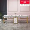 Mesa para Unhas Móveis de Salão Conjunto de Mesa e Cadeira Simples Econômico Mesa de Salão de Unhas Estilo Japonês Mesa de Unhas para Uma/Duas Pessoas