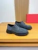Suministro Especial Transfronterizo Zapatos de Trabajo de Cuero con Suela Gruesa para Hombre Piel Genuina Transpirables con Cordones Zapatos Casuales de Negocio Suministro Directo de Fábrica