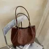 Bolso tote nuevo con textura casual, diseño de nicho, moderno y simple, gran capacidad, adecuado para ir al trabajo, bolso de mano y bolso de hombro para mujer