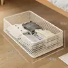Caja de almacenamiento para debajo de la cama, gabinete plano extraíble, estante de almacenamiento para debajo del televisor, caja de almacenamiento para zapatos debajo del sofá con ruedas