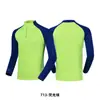 Conjunto de Traje de Entrenamiento de Fútbol de Manga Larga para Hombres y Mujeres, Jerseys de Fútbol para Niños y Adultos de Otoño e Invierno con Diseños Impresos, Versión Engrosada para Hombres