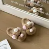 Zapatillas de Algodón Gruesas con Diseño Lindo y Suave de Hámster para Mujer 2026 Otoño/Invierno Nuevos Zapatos Peludos Versátiles de Alto Valor para Exteriores