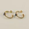 Traje de joyería simple de acero de titanio transfronterizo de 18k para mujer, anillo de circonita de acero inoxidable INS, pulsera de alta gama, joyería al por mayor
