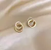 Pendientes de Plata de Ley 925, Exquisitos Pendientes de Pedrería, Borlas de Moda Coreana de Alta Gama, Pendientes de Lujo Sencillos, Pendientes de Perlas para Mujer
