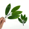 Planta Artificial Eucalipto Folha Longa Decoração Suspensa DIY Decoração de Casa Flor Artificial Cipó Cipó Paisagem Folha Artificial Acessórios