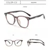 Gafas Transparentes Grises Anti-Radiación de Luz Azul Dr.Lolly para Mujer, Montura Ovalada, Efecto Adelgazante Sin Maquillaje, Adecuadas para Lentes Graduados