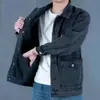 Chaqueta de Mezclilla de Trabajo para Hombre Ropa de Trabajo de Protección Laboral Otoño e Invierno Forrada de Felpa Engrosada Resistente al Desgaste Chaqueta de Trabajo Superior