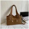 Bolso Grande de Alta Gama para Mujer 2026 Nuevo Estilo Sencillo para el Trabajo Tipo Tote Bolso de Hombro Cruzado Retro Elegante de Hombro Único Moderno