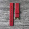 Pulseira de silicone universal 18/20/22mm para Huawei, Samsung e outros smartwatches (fivela cor ouro rosa)