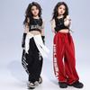 Ropa de baile hip-hop jazz para niños pantalones para niñas top moderno ropa de moda grupo de mujeres moderno cool jazz ropa de actuación para niños