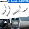 Adecuado para Toyota Corolla 2007-2013 moldura de salida de aire del aire acondicionado Moldura del panel de instrumentos Corolla
