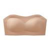 Base de Maquillaje Líquida Sin Costuras Sujetador Invisible Falda de Tirantes para Mujer Sin Tirantes Pecho Pequeño Levanta Busto Antideslizante Hombro Tubo Sin Tirantes