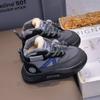 Botas de Neve Infantis 2026 Novo Inverno Outdoor Sapatos Grandes de Algodão com Lã e Forro Espesso para Meninos, Tamanhos 21-30