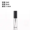 Fabricante de Origen Botella de Perfume de 2ml 3ml 5ml 10ml Muestra de Viaje Portátil Botella de Vidrio Recargable para Perfume con Tapa de Rosca