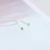 Mini Pendientes de Plata de Ley S925 con Pedrería Colorida, Tachuelas para Oreja, Estilo Coreano y Japonés, Unisex, Tachuelas de Zirconia para Perforación de Oreja