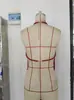 Top de Tirantes Sexy con Cuentas Rojas Pesadas Transfronterizo Europeo y Americano para Mujer