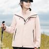 Roupas de Corrida Outono e Inverno Masculino Três em Um à Prova de Vento Impermeável Lã Fleece Conjunto de Montanhismo Feminino Conjunto de Duas Peças de Lã Quente para Exterior