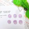Nuevas Decoraciones de Arte de Uñas de Caricatura de Dulces Coloridos y Donas Serie de Juguetes Comestibles Transparentes de Hielo Accesorios de Resina para Fundas de Teléfono de Uñas Lindas