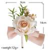 2024 nuevo ramillete de novia para novio, cárdigan de dama de honor para boda occidental, flor de muñeca para hermanas y novias