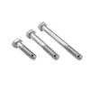 Parafuso Rosca Parcial Hexagonal Externo Aço Inoxidável 304/316 Corpo com Furo Furo de Segurança Haste Rosqueada