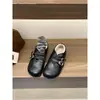 Zapatos Planos de Cuero Negro Retro para Mujer, Mocasines de Felpa Otoño e Invierno 2025, Zapatos de Gamuza de Corte Profundo