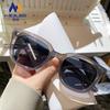 Gafas de Sol de Moda de Verano para Mujer de Alta Gama para Calle con Protección Solar Estuche Gafas de Sol Adelgazantes Anti-ultravioleta para Hombre