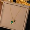Nenhum temperamento desbotado luz luxo banhado a ouro requintado colar de aço titânio moda versátil moda feminina clavícula cadeia fabricantes