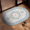 Tapete de Banheiro Boêmio de Lama Diatomácea de Secagem Rápida para Porta de Banheiro, Almofada Macia, Tapete de Chão Antiderrapante para Banheiro, Tapete Absorvente para os Pés