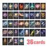 Compra directa transfronteriza de 36 cartas oráculo cósmicas: Viaje de Paz Interior, Oráculo de Sabiduría de Diosa, Cartas Inspiradoras para la Calma Interior