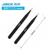 Venta al mayoreo del fabricante: Pinzas de acero inoxidable marca Jack, adecuadas para uso doméstico, antiestáticas, con puntas rectas y curvas, para recoger cabello, aplicar apósitos y trabajos de reparación