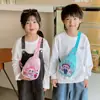 Bolsa de Pecho Nueva para Niños de Comercio Exterior Estampado de Dibujos Animados Bolsa Cruzada para Niños y Niñas Guardería Linda Casual Monedero Bolsa de Hombro