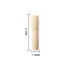 Agujas de coser sin enhebrar para personas mayores y ciegas, Kit de costura de cubo de madera colgante lateral sin enhebrar