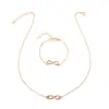 Joyería Sencilla Transfronteriza Europea y Americana Número de la Suerte 8 Pulsera de Amor Infinito para Mujer Joyería Clásica Popular Venta al por Mayor