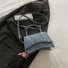Bolso de Mano para Mujer Simple Textivo Commuter Color Sólido 2024 Otoño Nuevo Elegante a la Moda Hombro Bandolera Pequeño Cuadrado