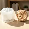 Molde de silicona para vela de ángel bebé con concha de resina epoxi, adorno de yeso, ambientador de coche, molde para manualidades de aromaterapia