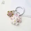 Chaveiro Novo Bell Sanrio Desenho Animado Chaveiro de Estudante para Mochila Escolar Pingente Fofo Acessórios para Meninas Joias Presente para Melhor Amigo
