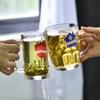 Copo de Vidro Temperado com Anti-queda de Granizo Resistente ao Calor Copo de Chá Doméstico de Grande Capacidade Copo para Suco Cerveja Copo para Leite Água