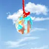 Atrapasol 45mm Corazón de Cristal Prisma Colgante Accesorios de Artesanía de Cristal Juguete de Piedra Preciosa de Cristal para Niños
